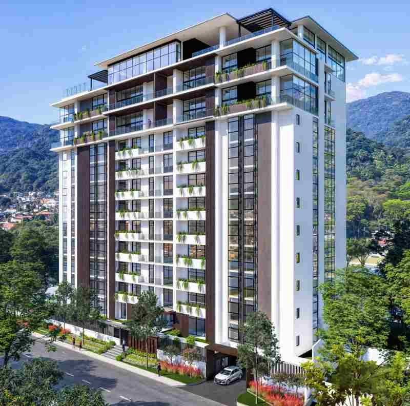 Fachada de Condominio Río 26