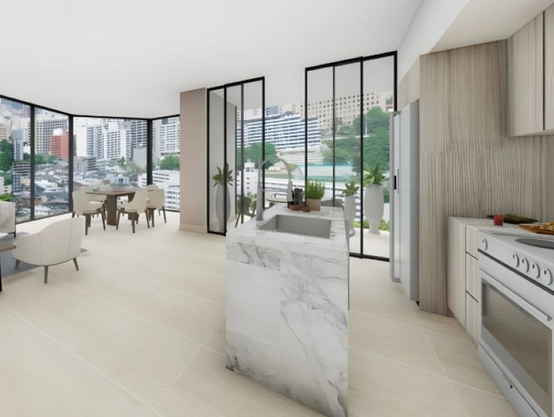 Vista arquitectónica de Torre DÖSS en Tegucigalpa
