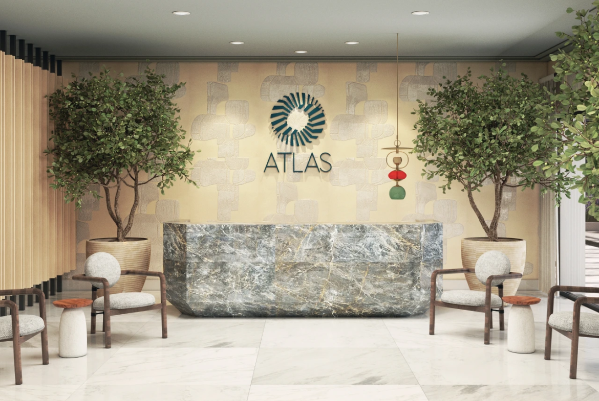 Interior de un condominio en Torre Atlas