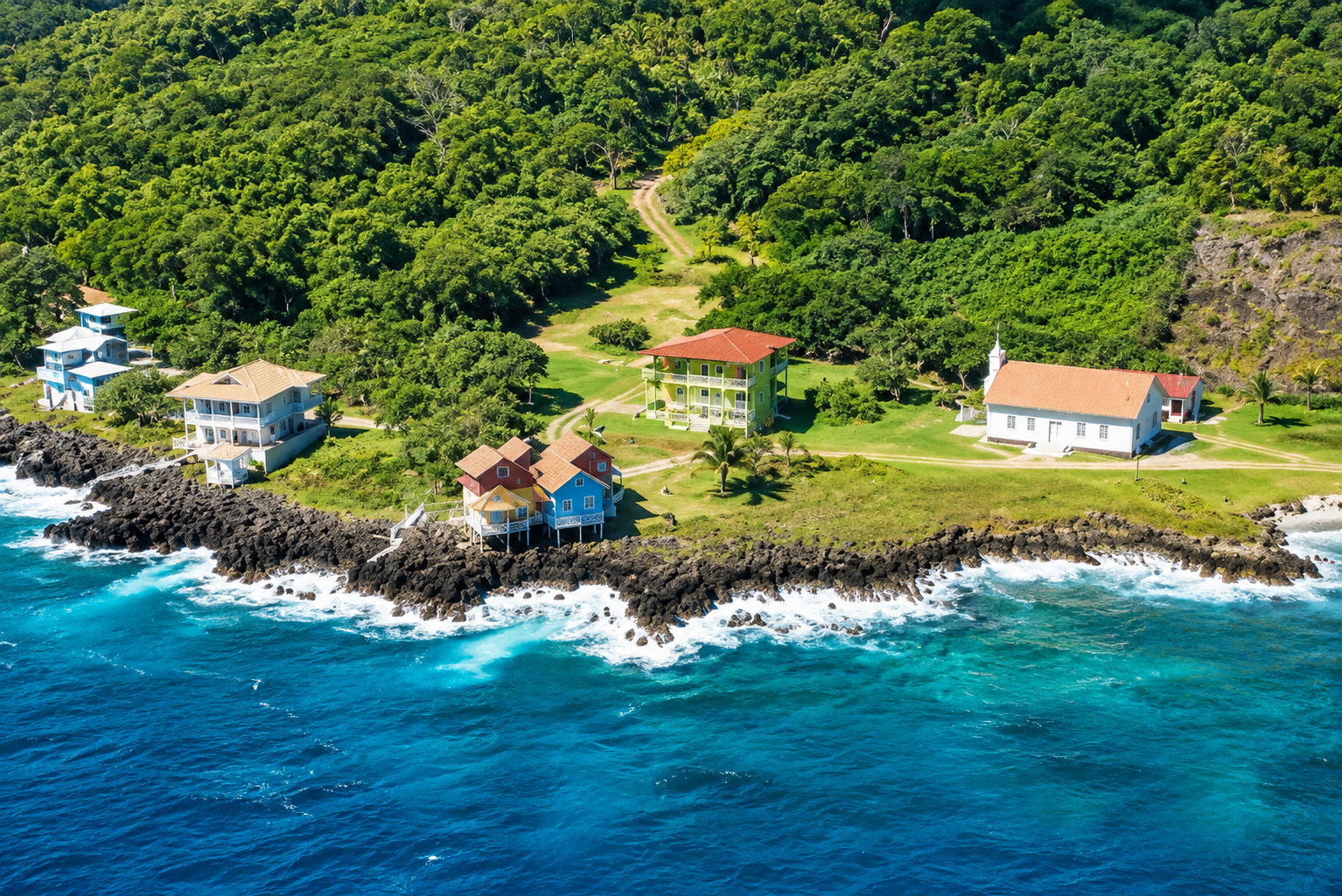 Flowers Bay en Roatán, Islas de la Bahía