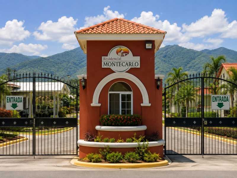Entrada de Residencial Montecarlo