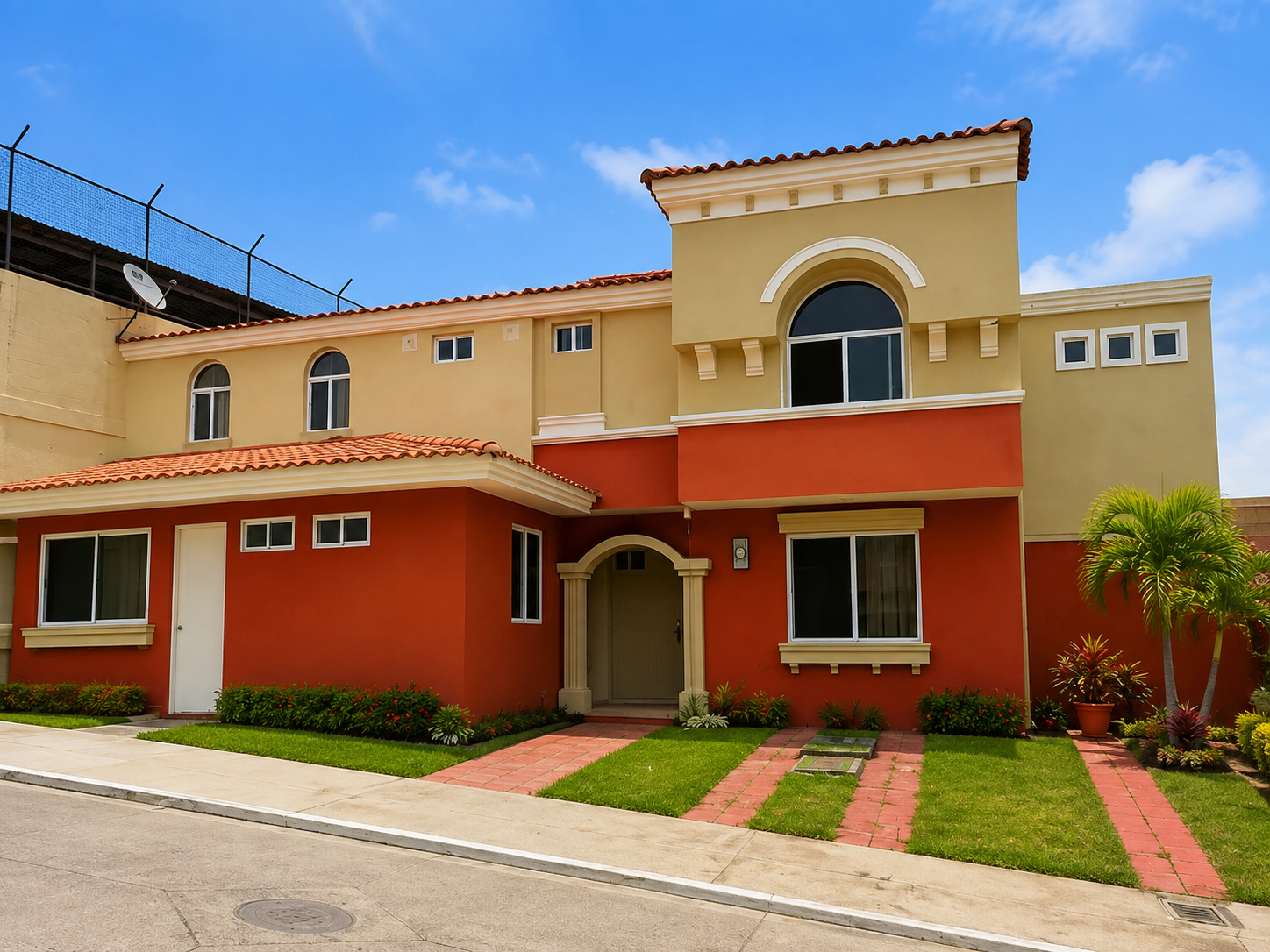 Acceso de Residencial El Sauce II