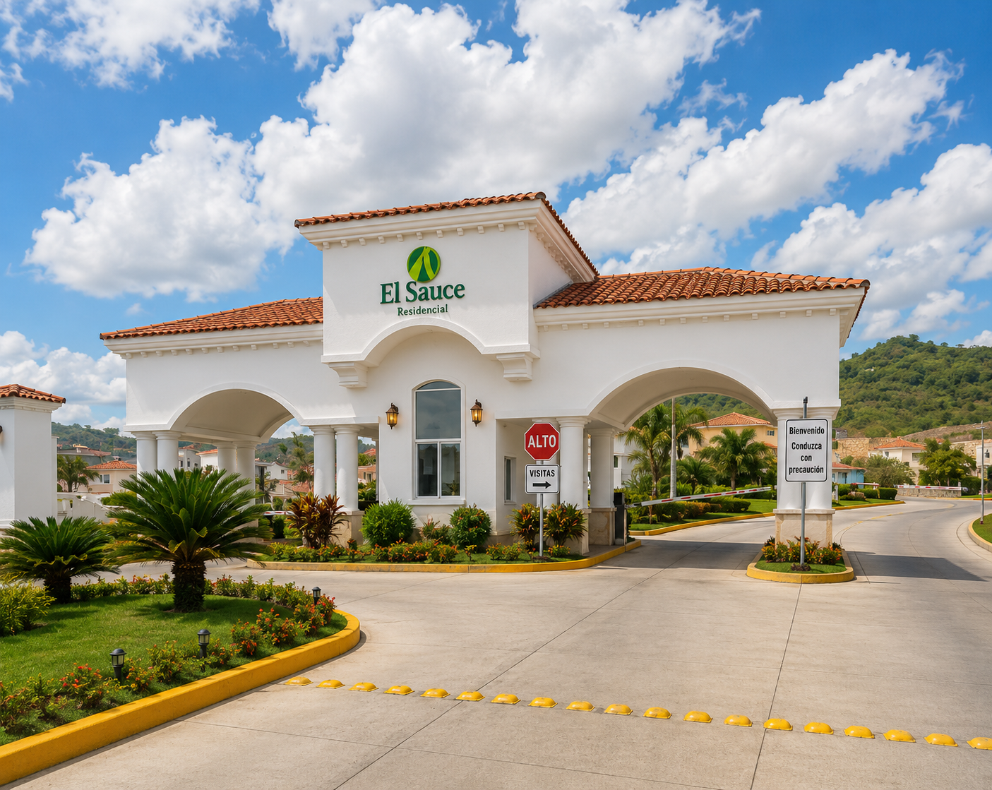 Áreas verdes de Residencial El Sauce II