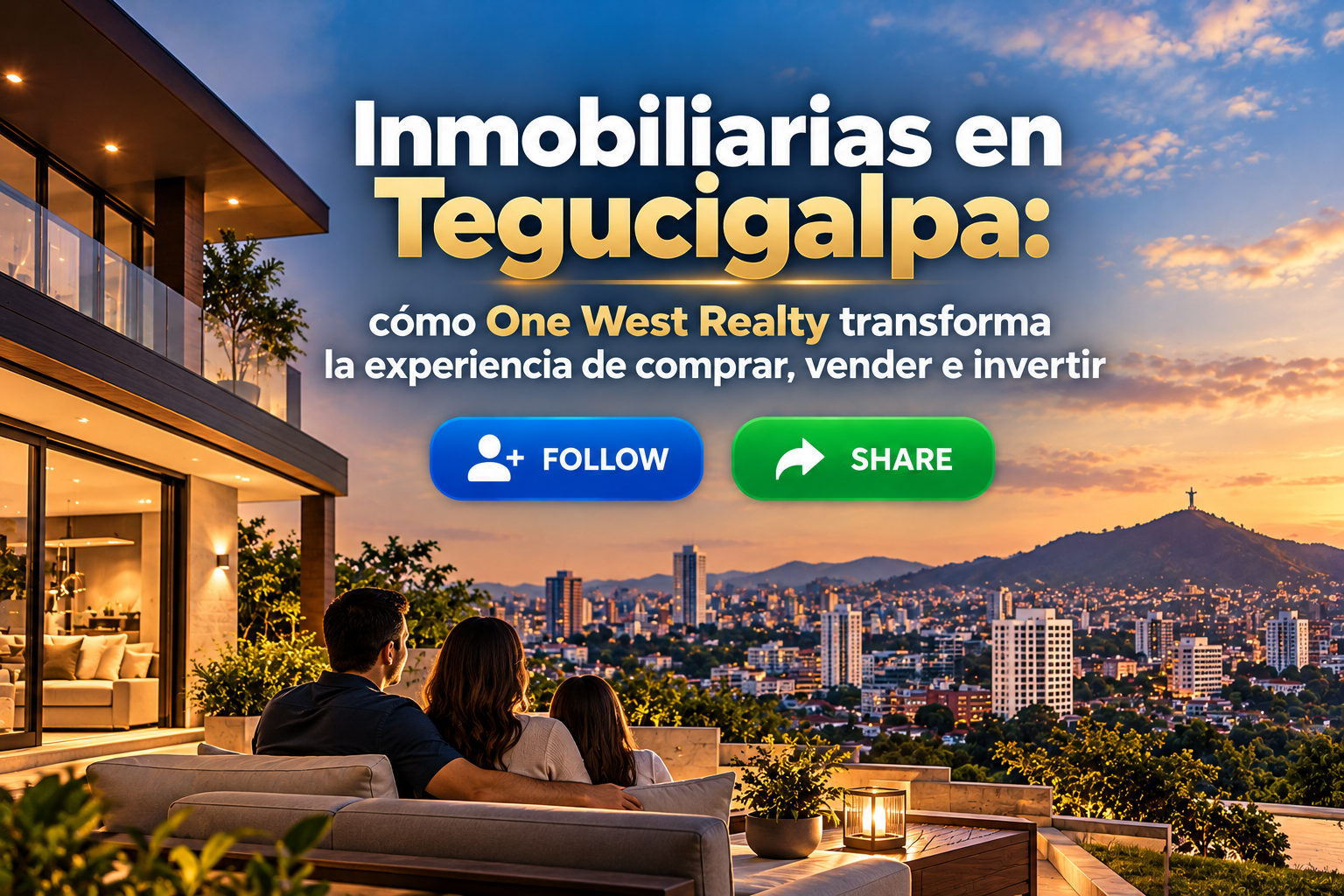Tegucigalpa Real Estate at Sunset